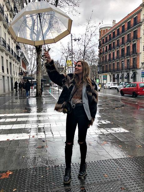 fur coat y blazer vichy fur coat y blazer vichy