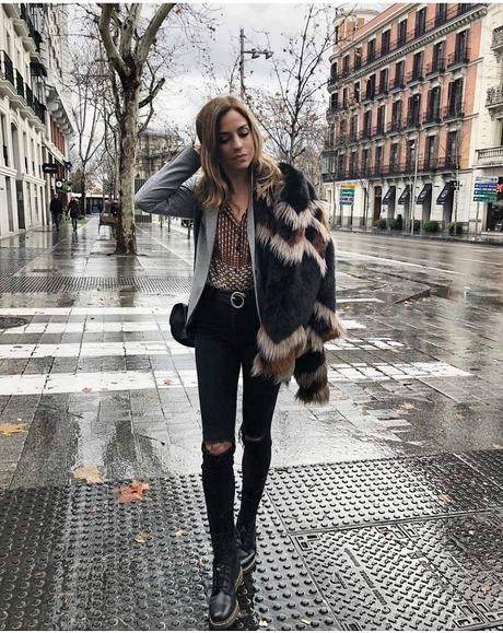 fur coat y blazer vichy fur coat y blazer vichy