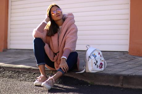 Pink Teddy Coat