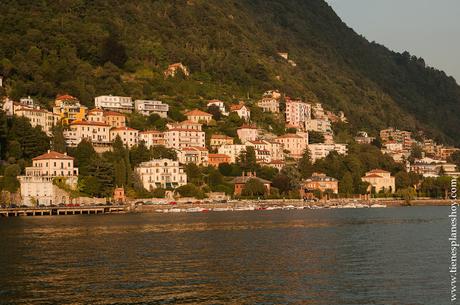 Lago di Como atardecer viaje Italia