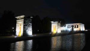 Atardecer en el Templo de Debod