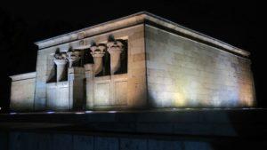 Atardecer en el Templo de Debod