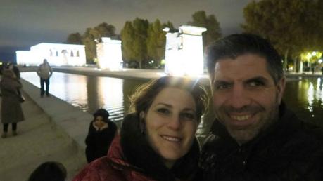 Atardecer en el Templo de Debod