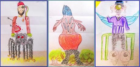 Creando personajes con la técnica del Cadáver Exquisito