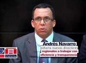 Navarro instruye nuevos directores regionales trabajar transparencia impulsar Revolución Educativa.