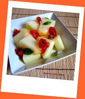 Ensalada de melón con jamón Ensalada de melón con jamón