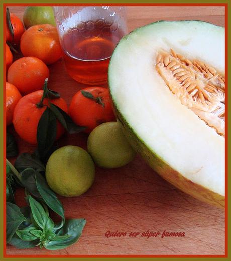 Ensalada de melón con jamón Ensalada de melón con jamón