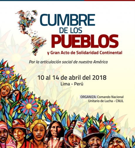 Convocan en Perú a Cumbre de los Pueblos y Gran Acto de Solidaridad Continental