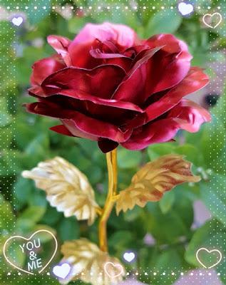 RETO AMOR (Flores): Rosas golden Valentine´s Day BP-L001