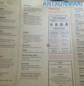 «New York Burger» … Hamburguesas descomunales.