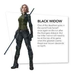 Nuevos detalles de los personajes de Vengadores: Infinity War en sus bios Viuda Negra en Vengadores: Infinity War