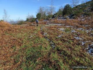Por los praos de Vil.lar de Cinfuegos y Las Chanas