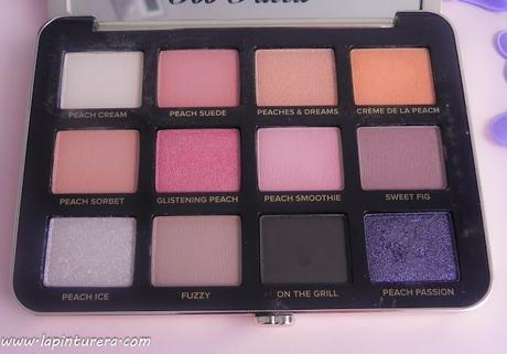 sombras paleta white peach