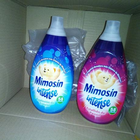 Suavizante Mimosín Intense Estallido de pasión Suavizante Mimosín Intense Explosión de Frescor.