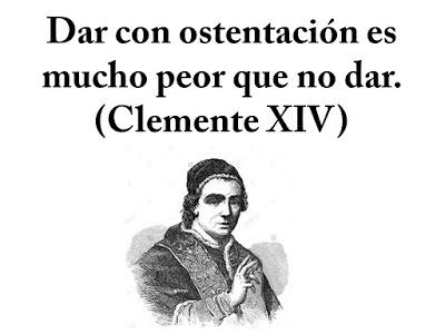 Si vas a dar Ostentacion mejor no des nada