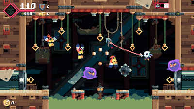 El divertidísimo arcade 'Flinthook' se engancha también a la Switch