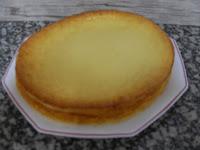 Pastel de queso sin lactosa