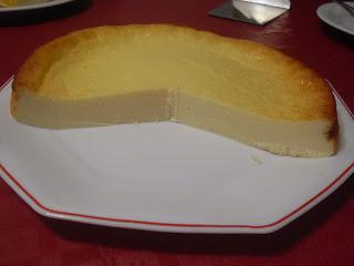 Pastel de queso sin lactosa