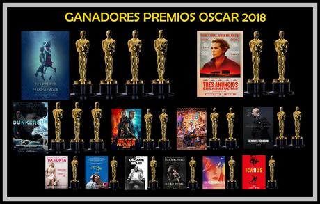 Ganadores Premios Oscar 2018 (Crónica y Lista Completa)
