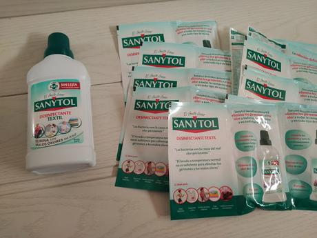 Probando Sanytol Desinfectante Textil