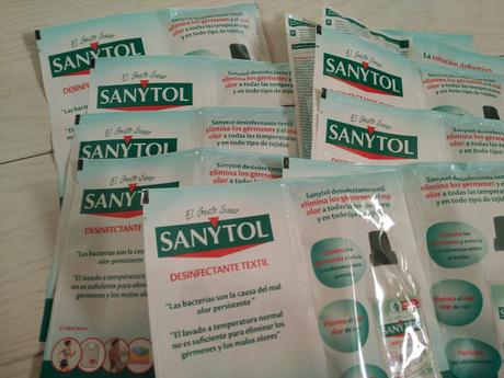 Probando Sanytol Desinfectante Textil