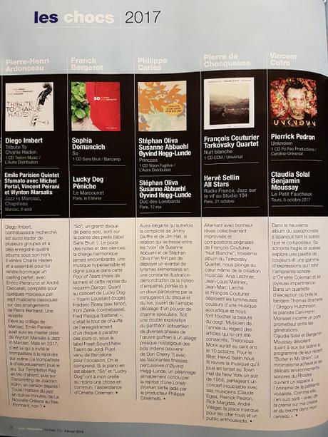 Jazz Magazine, Febrero 2018, Nº 702 Mejores discos a...