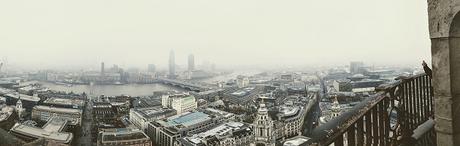 Panormica desde la Golden Gallery de la catedral de San Pablo