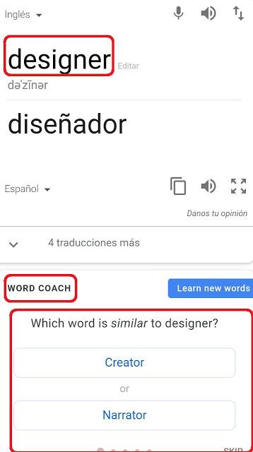 Word Coach, un interesante juego de Google para mejorar tu vocabulario en lengua inglesa