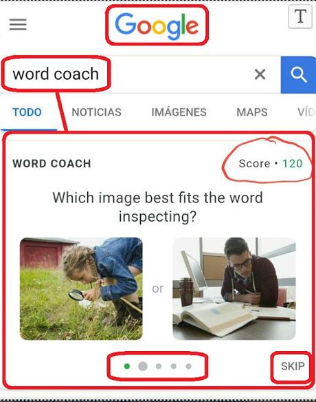 Word Coach, un interesante juego de Google para mejorar tu vocabulario en lengua inglesa