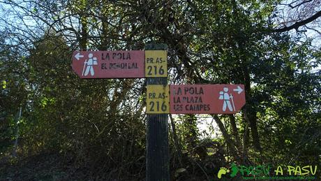 Cruce hacia el Rebollal o Les Campes