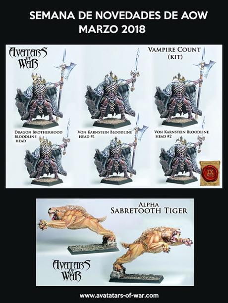 Novedades y descuentos AoW: La cosa va de colmillos largos y afilados... Novedades y descuentos AoW: La cosa va de colmillos largos y afilados...