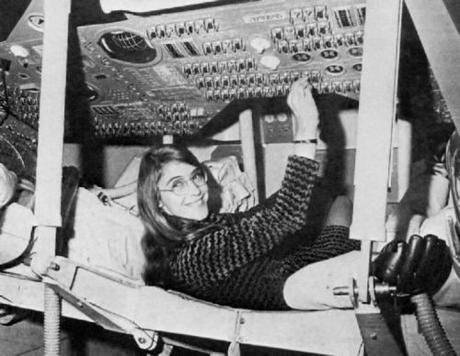 Margaret Hamilton a los mandos del Apollo 11