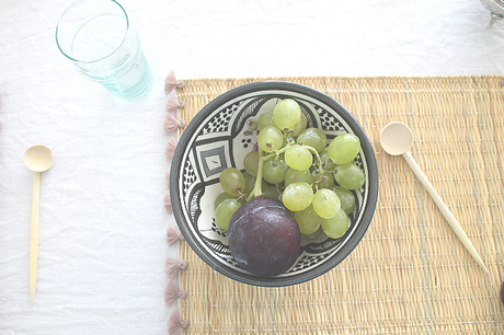 Estilo étnico en el desayuno