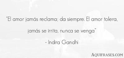El Amor jamas se irrita