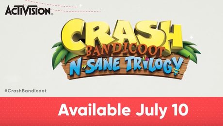 Crash Bandicoot N Sane Trilogy saldrá el 10 de julio en Nintendo Switch