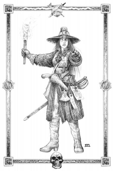 Galería de arquetipos para Zweihänder RPG: Todas mujeres