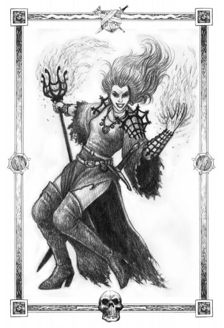 Galería de arquetipos para Zweihänder RPG: Todas mujeres