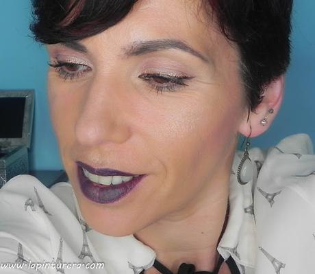 Subversive Socialité: Look doble delineado y labial morado Nyx