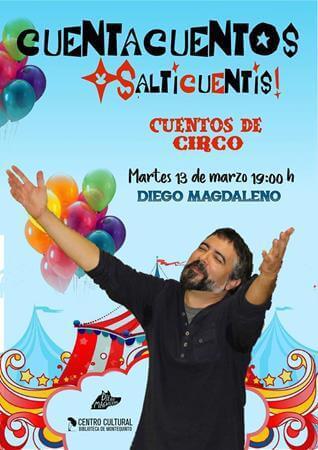 Cuentacuentos en familia: ‘¡Salticuentis!’ – Diego Magdaleno
