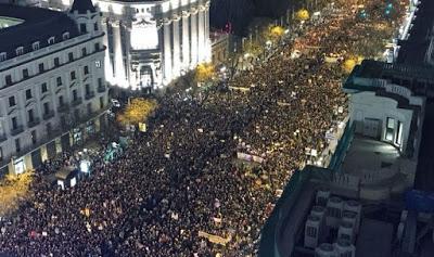 8M: Orgullo feminista en más de 60 ciudades españolas.