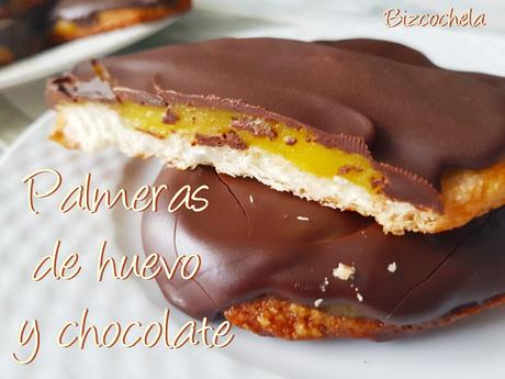 PALMERAS DE HUEVO Y CHOCOLATE