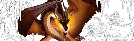 Monsters and Heroes of the Realms: un libro de colorear de D&D actual