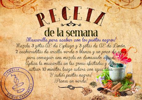 Receta: Acaba con los puntos negros Receta de la semana: Acaba con los puntos negros