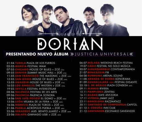 DORIAN estrenan 'Noches blancas', primer avance del nuevo disco que lanzarán en mayo