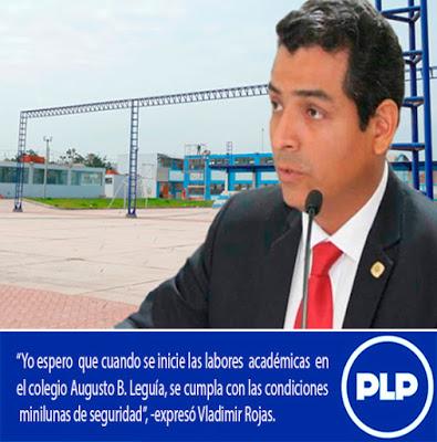 CONSEJERO REGIONAL DENUNCIARIA A RESPONSABLES IDENTIFICADOS CON EL COLEGIO AUGUSTO B. LEGUÍA DE NUEVO IMPERIAL