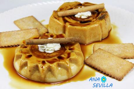 Flan de galletas de canela Thermomix