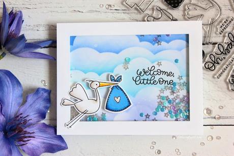 Baby Shaker cards + Simon BEST DAYS Blog hop