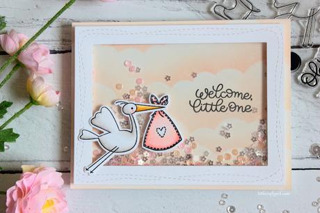 Baby Shaker cards + Simon BEST DAYS Blog hop