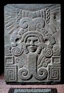 Quetzalcóatl con hombre emergente