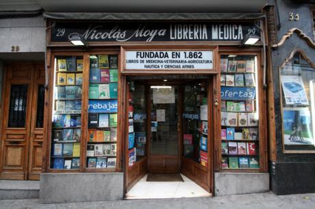 Librería médica Nicolás Moya. Calle de  Carretas, 29 (Madrid)